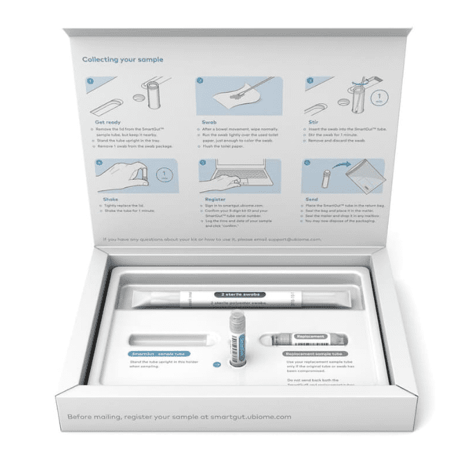 Gut microbiome testing kit